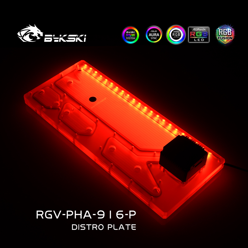 Bykski RGV-PHA-916-P 아크릴 디스트로  - Distro Plate Ddc Pump Combo 리뷰 및 가격